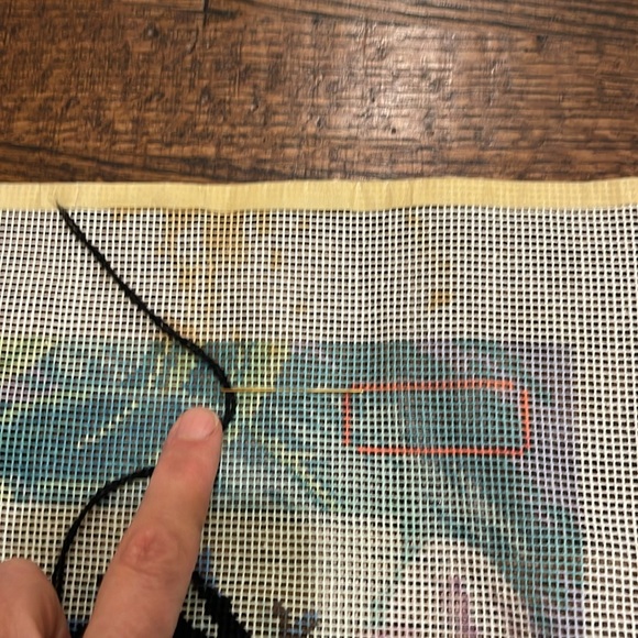 Bucilla 12 point Needlepoint Asian Design - Picture 3 of 4